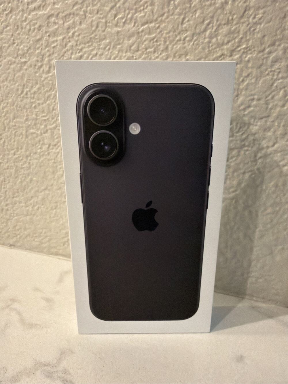 Apple iPhone 16 Box Only Black 128GB MYAP3LL/A Empty Retail Packaging No Phone